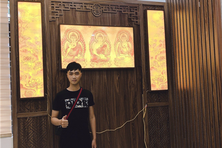 Độc đáo trang trí phòng thờ với tranh đèn trúc chỉ hoạ tiết thuần Việt